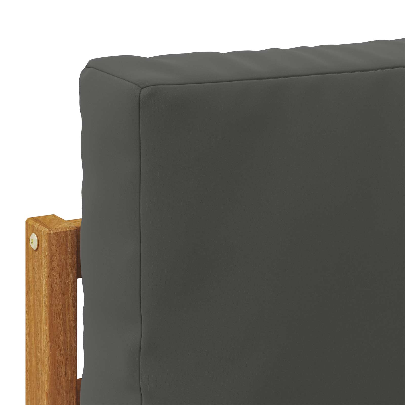 2 Τεμάχιο Μεσαίος καναπές εξωτερικού χώρου Στερεό Ξύλο Ακακίας - Pakobazaar