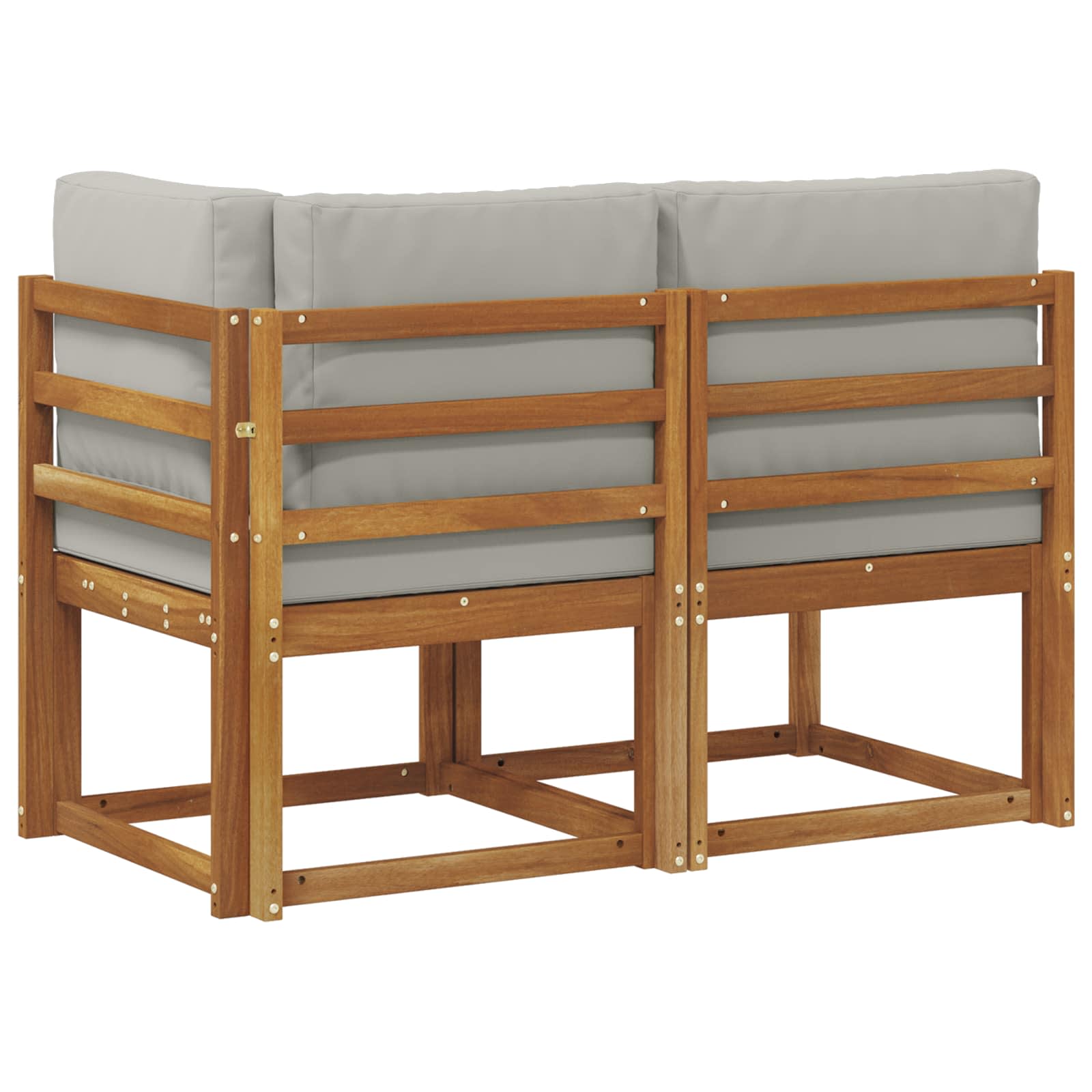 Εξωτερικός Μεσαίος και Γωνιακός Καναπές με μαξιλάρι 2 Τεμάχιο - Pakobazaar