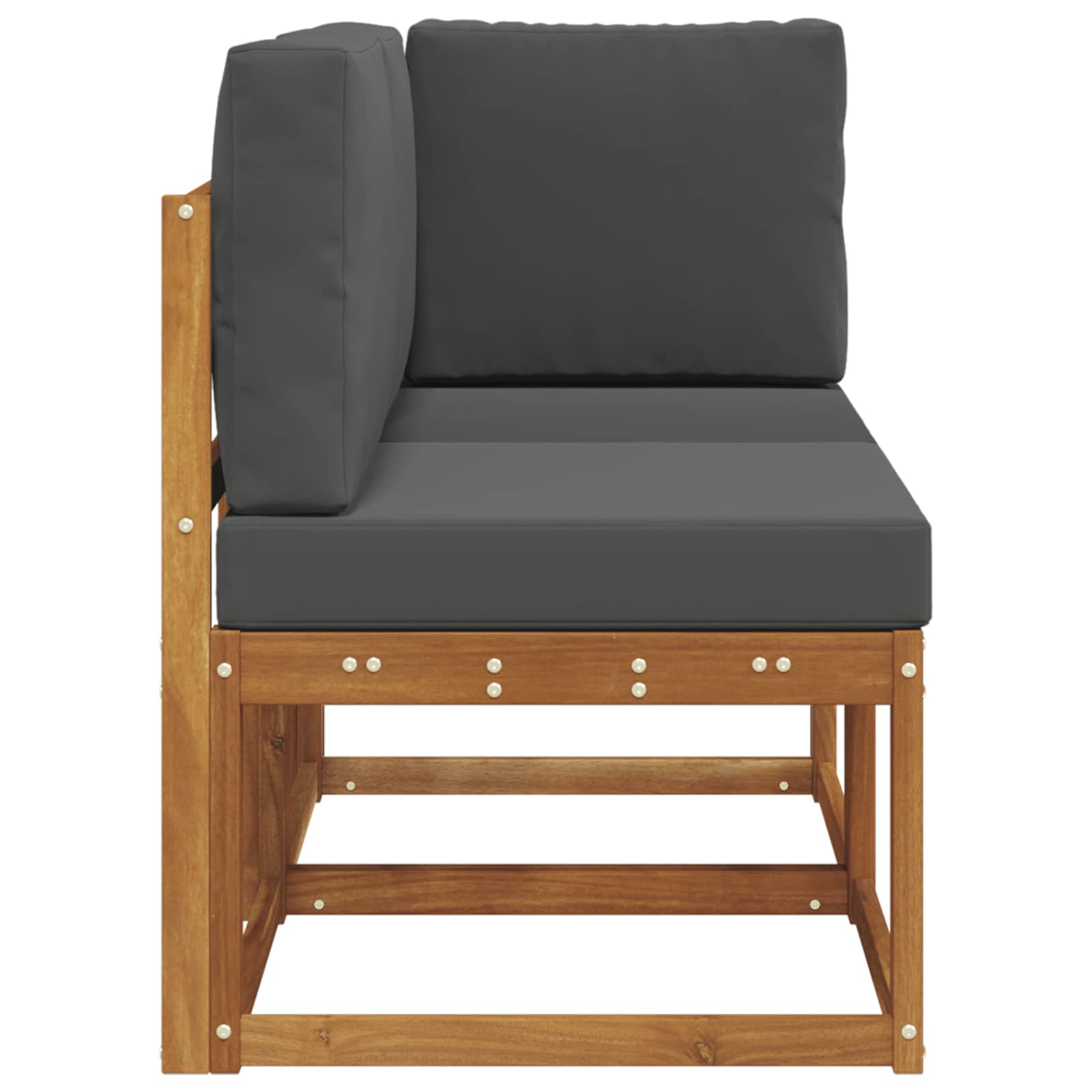 Εξωτερικός Μεσαίος και Γωνιακός Καναπές με μαξιλάρι 2 Τεμάχιο - Pakobazaar