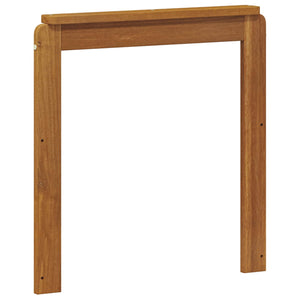Υποβραχίονες 2 pcs Καφέ 59 x 6 x 61 εκ Επεξεργασμένο ξύλο - Pakobazaar