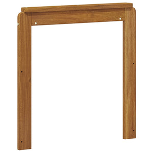 Υποβραχίονες 2 pcs Καφέ 59 x 6 x 61 εκ Επεξεργασμένο ξύλο - Pakobazaar