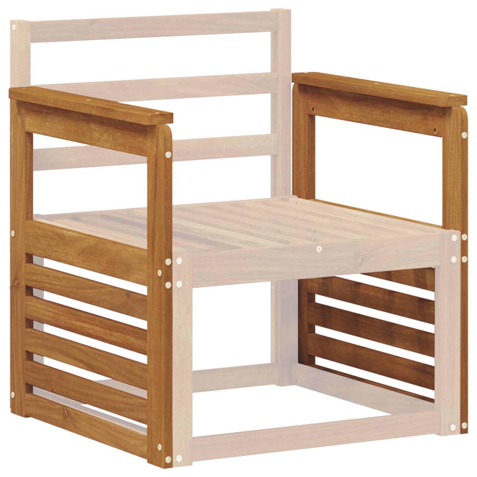 Υποβραχίονες 2 pcs Καφέ 59 x 6 x 61 εκ Επεξεργασμένο ξύλο