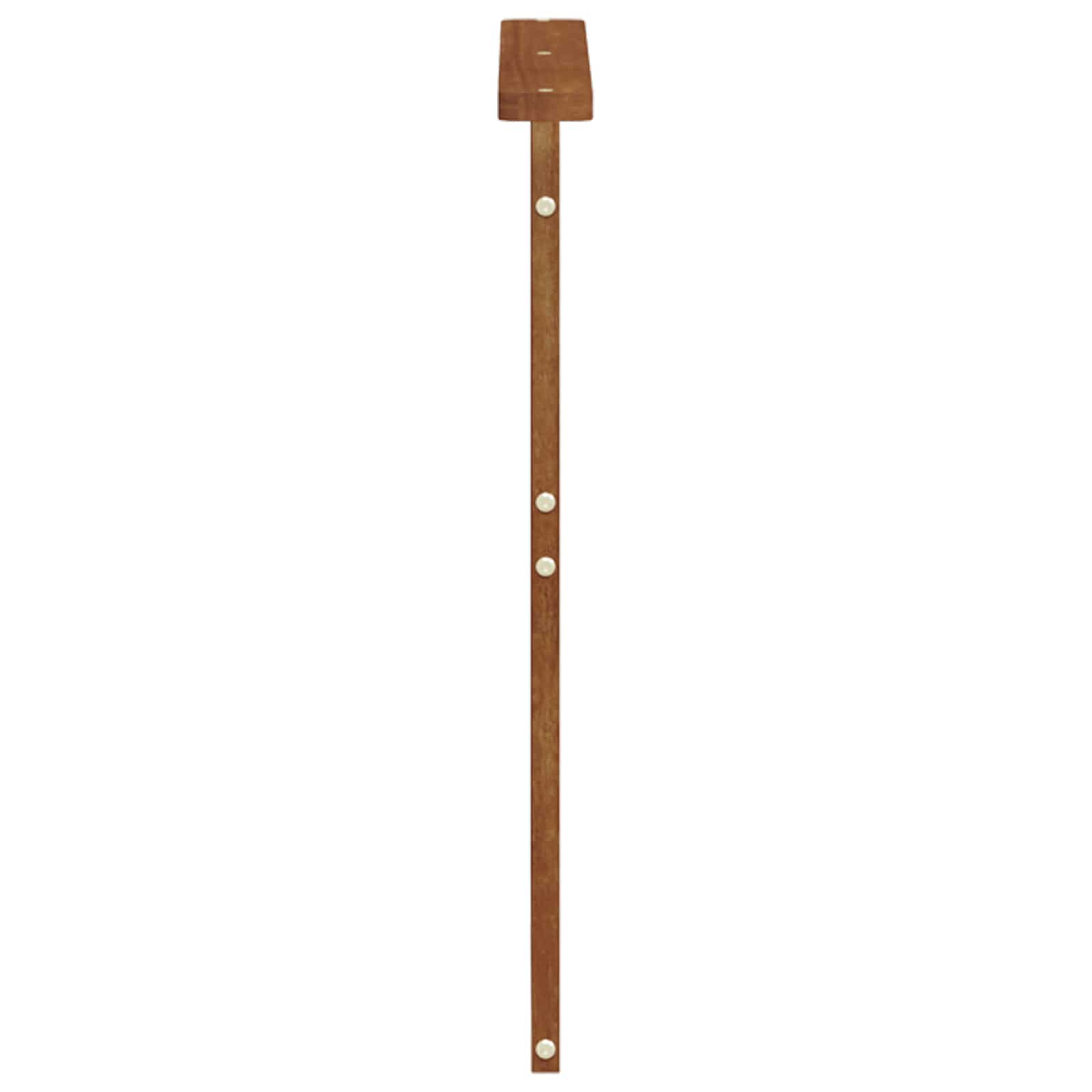 Υποβραχίονες 2 pcs Καφέ 59 x 6 x 61 εκ Επεξεργασμένο ξύλο