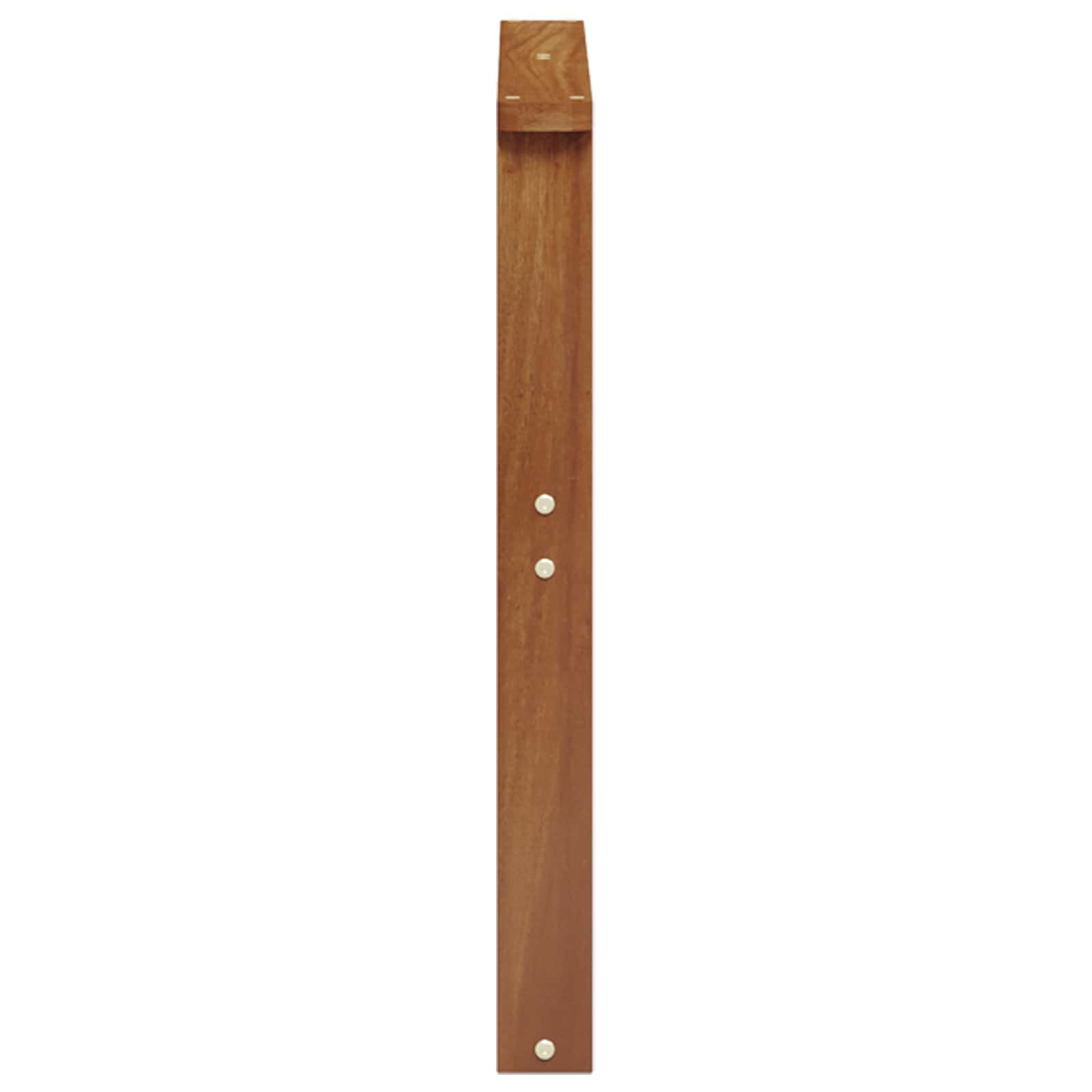 Μπάρες 2 pcs Καφέ 60 x 6 x 61 εκ Επεξεργασμένο ξύλο