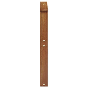 Μπάρες 2 pcs Καφέ 60 x 6 x 61 εκ Επεξεργασμένο ξύλο - Pakobazaar