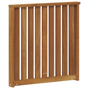 Κάθισμα 2 pcs Καφέ 60 x 6 x 61 εκ Επεξεργασμένο ξύλο - Pakobazaar