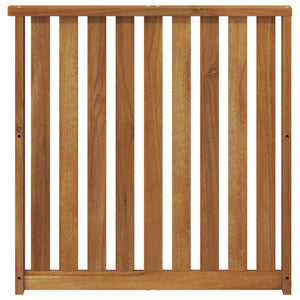 Κάθισμα 2 pcs Καφέ 60 x 6 x 61 εκ Επεξεργασμένο ξύλο - Pakobazaar