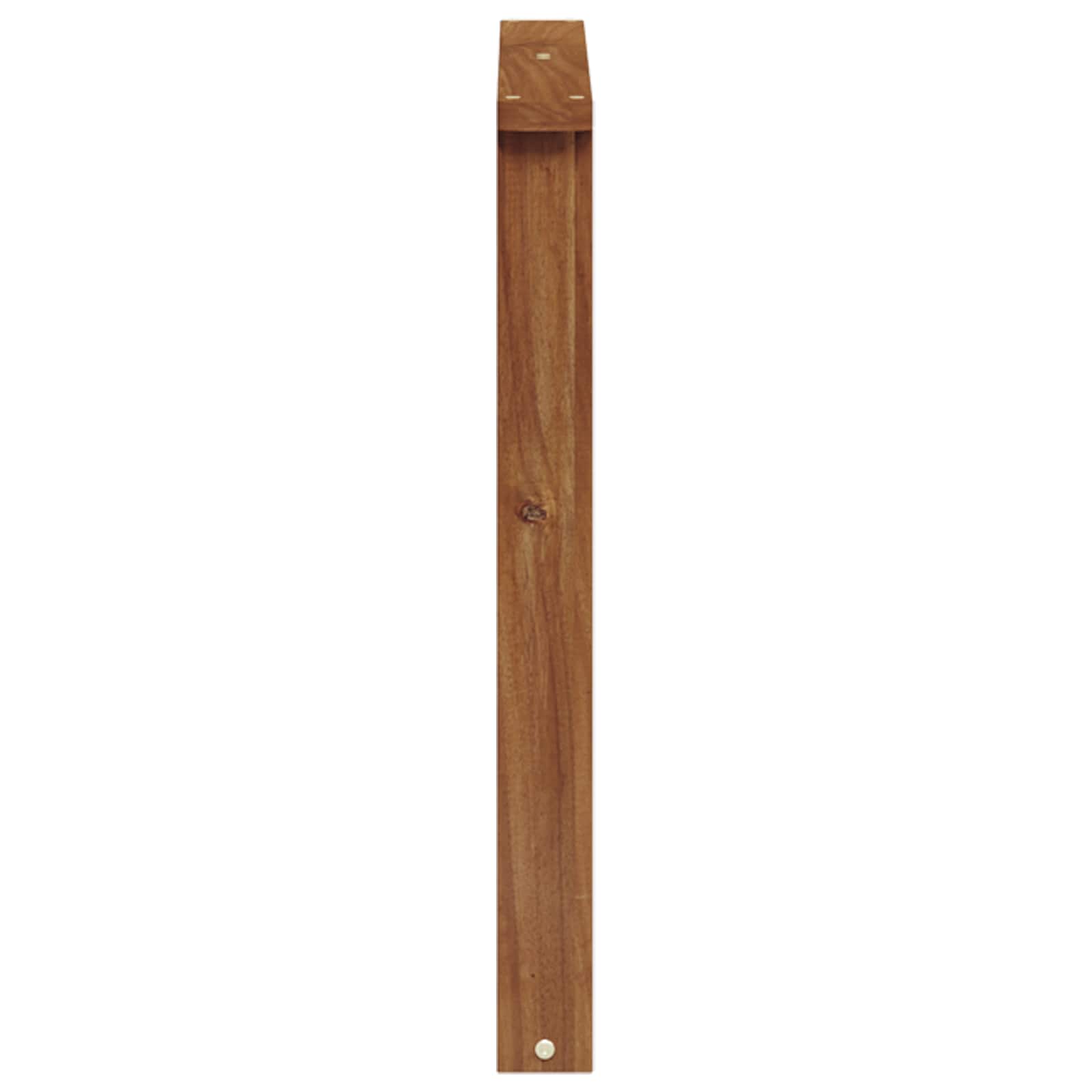 Κάθισμα 2 pcs Καφέ 60 x 6 x 61 εκ Επεξεργασμένο ξύλο