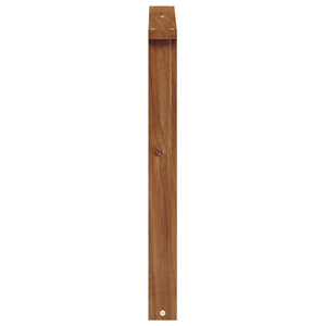 Κάθισμα 2 pcs Καφέ 60 x 6 x 61 εκ Επεξεργασμένο ξύλο - Pakobazaar