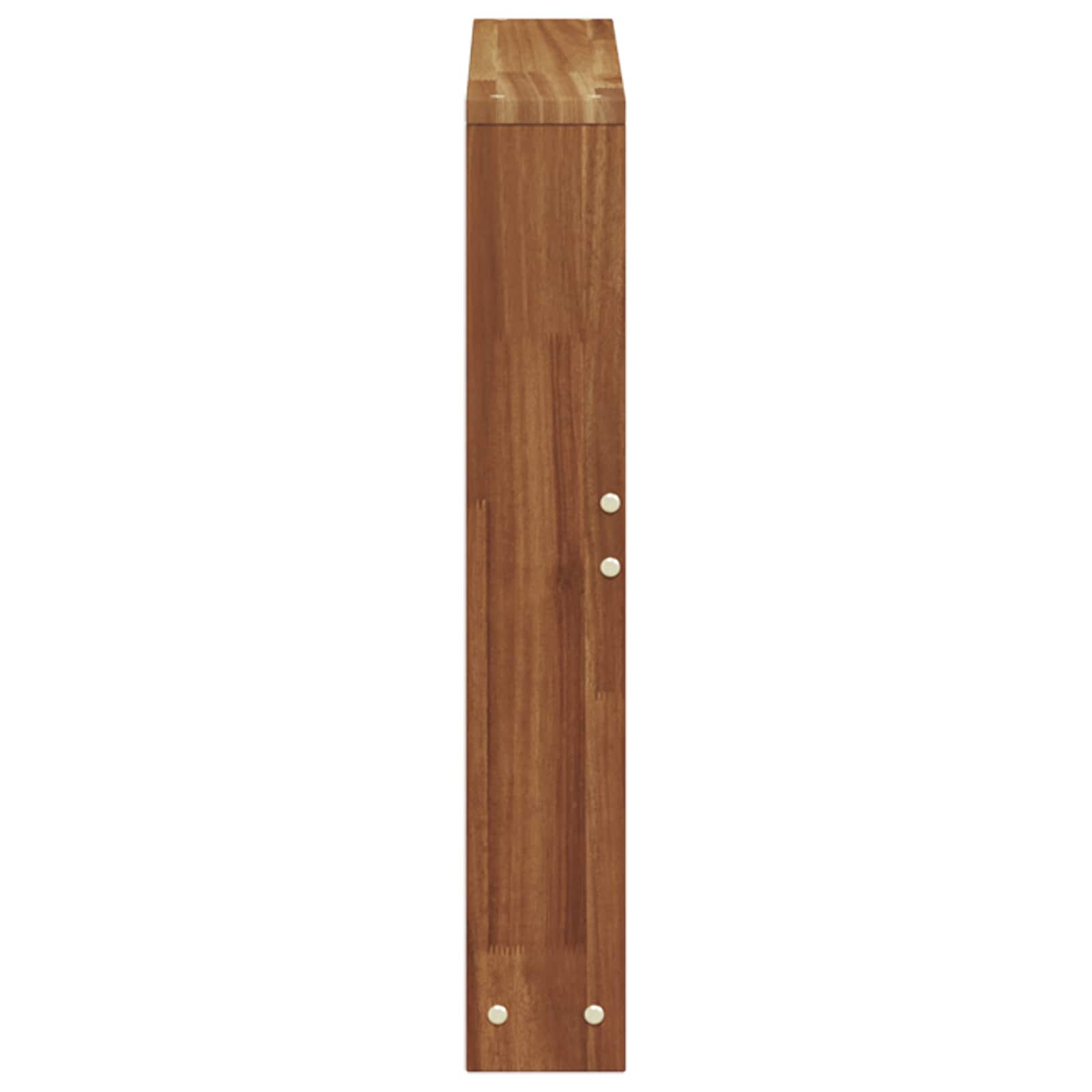 Μπάρες 2 pcs Καφέ 58.5 x 10 x 61 εκ. Επεξεργασμένο ξύλο
