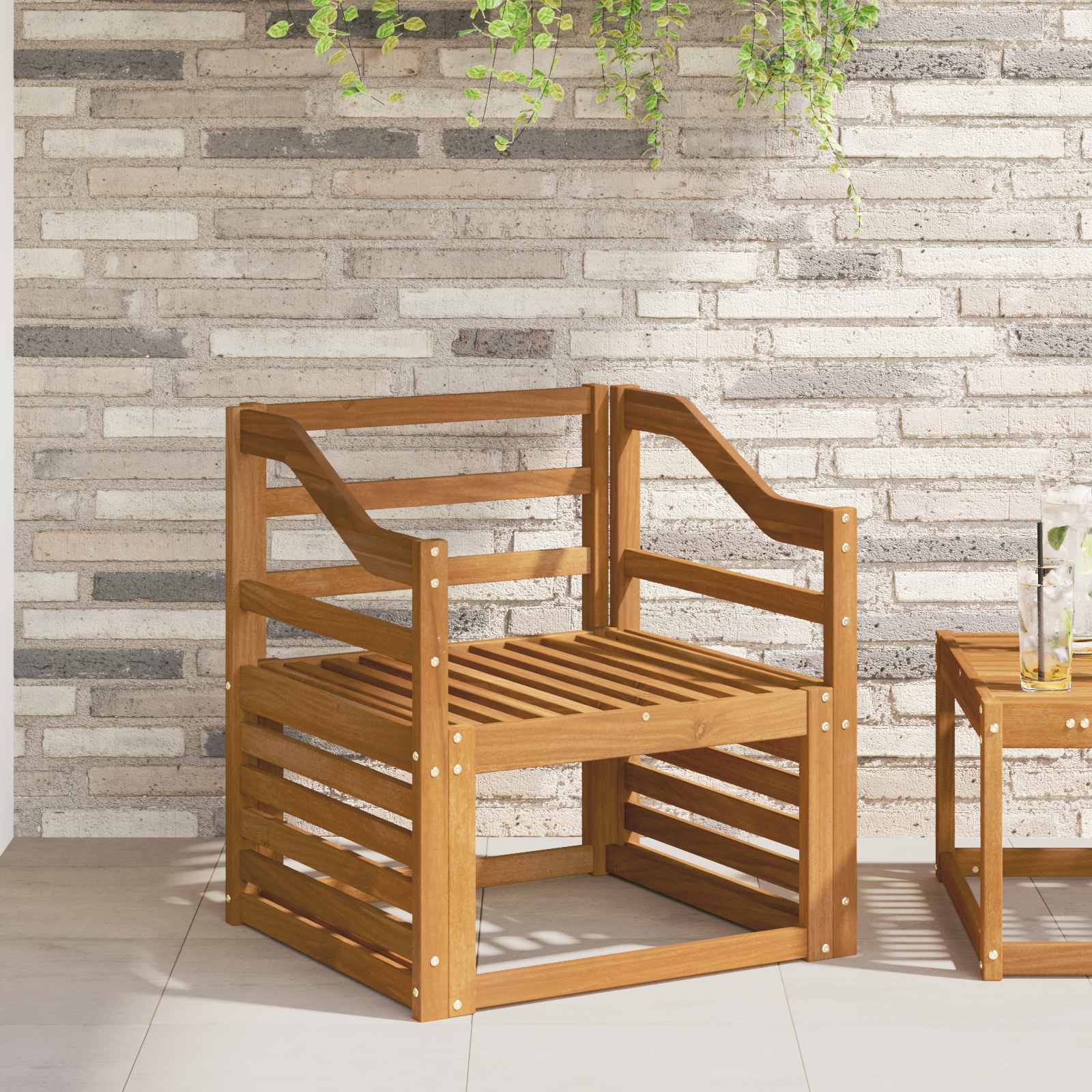 Μπάρες 2 pcs Καφέ 59 x 4 x 73 εκ Επεξεργασμένο ξύλο