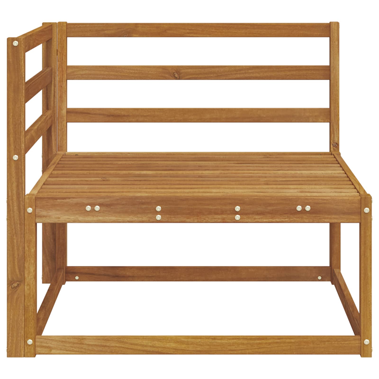 Υπαίθριο Γωνιακό Καναπέ Φυσικό 83 x 83 x 73 εκ - Pakobazaar
