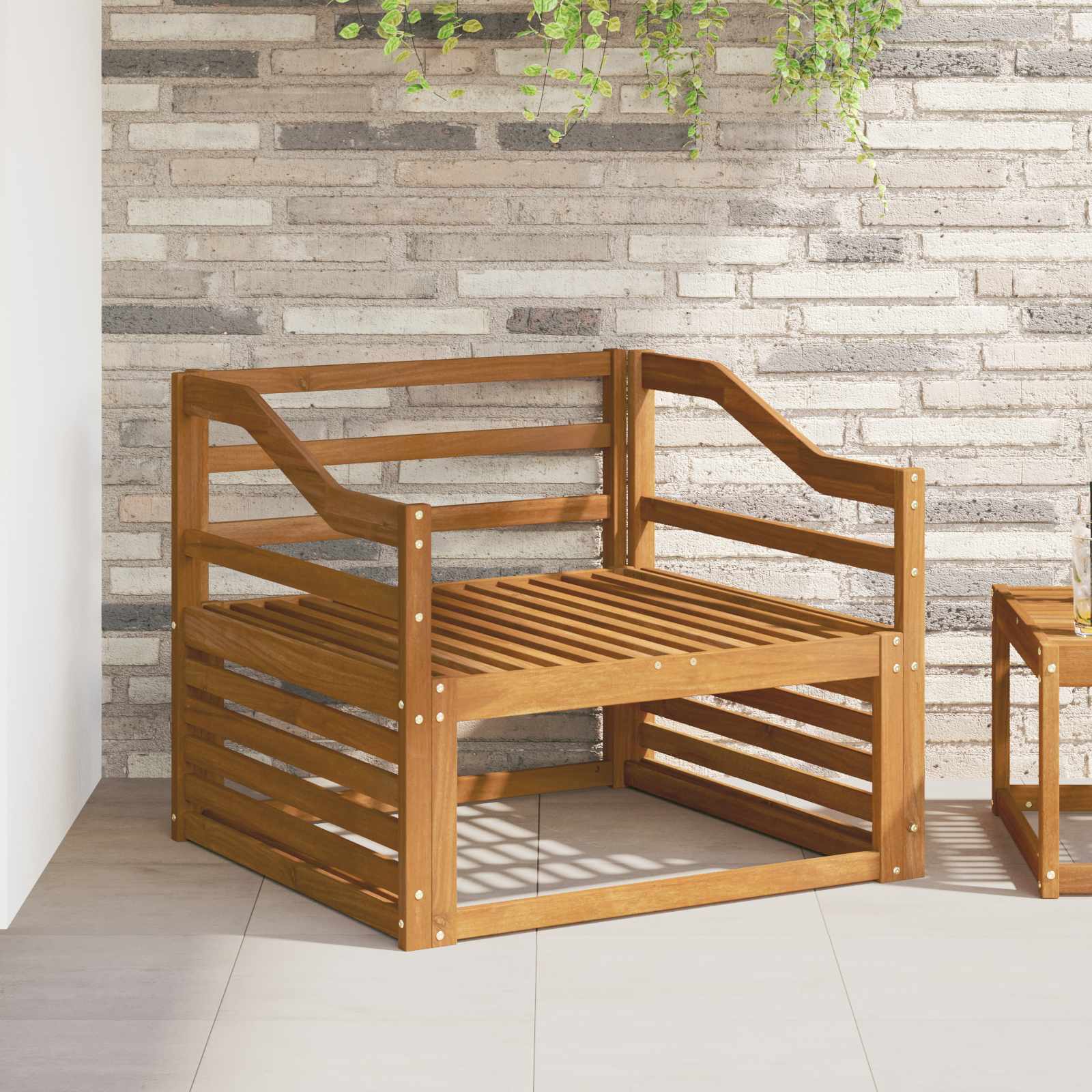 Ανακλινόμενα στηρίγματα 2 pcs Καφέ 79 x 4 x 73 εκ