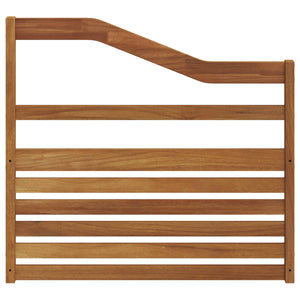 Ανακλινόμενα στηρίγματα 2 pcs Καφέ 79 x 4 x 73 εκ - Pakobazaar