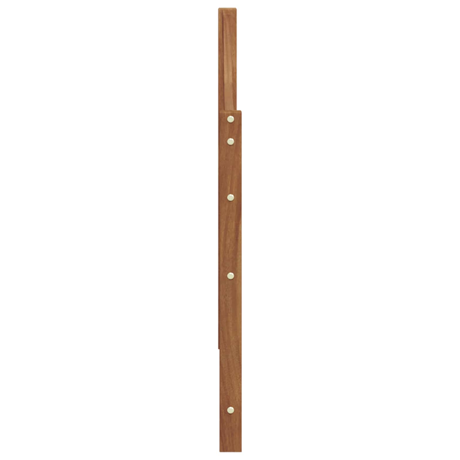 Ανακλινόμενα στηρίγματα 2 pcs Καφέ 79 x 4 x 73 εκ