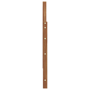 Ανακλινόμενα στηρίγματα 2 pcs Καφέ 79 x 4 x 73 εκ - Pakobazaar