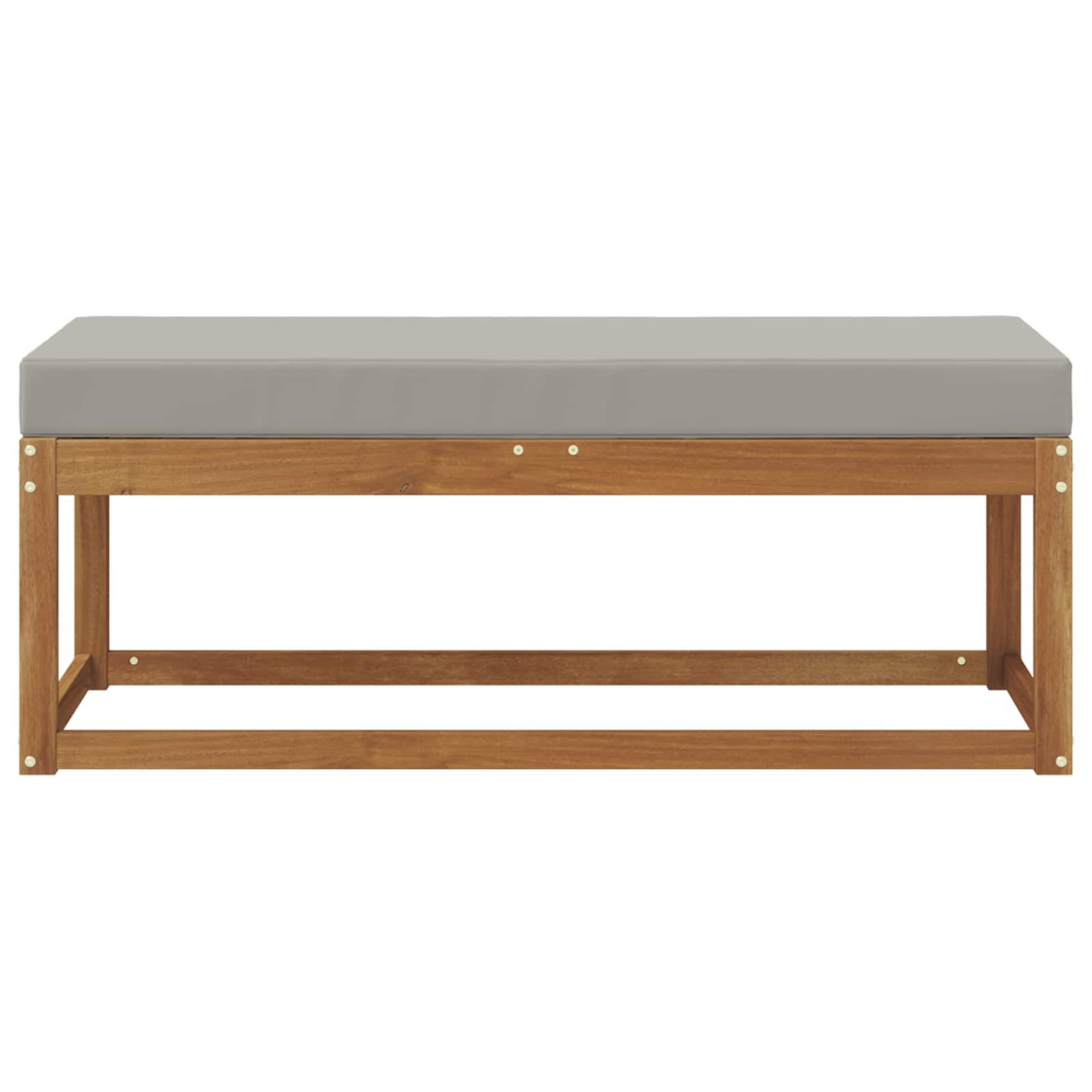Πάγκος Σκαμπό Φυσικό και Ανοιχτό Γκρι 115 x 43 x 37 εκ - Pakobazaar