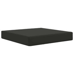 Μαξιλάρι Καναπέ Εξωτερικού Χώρου Μαύρο 60 x 60 x 8 εκ. - Pakobazaar