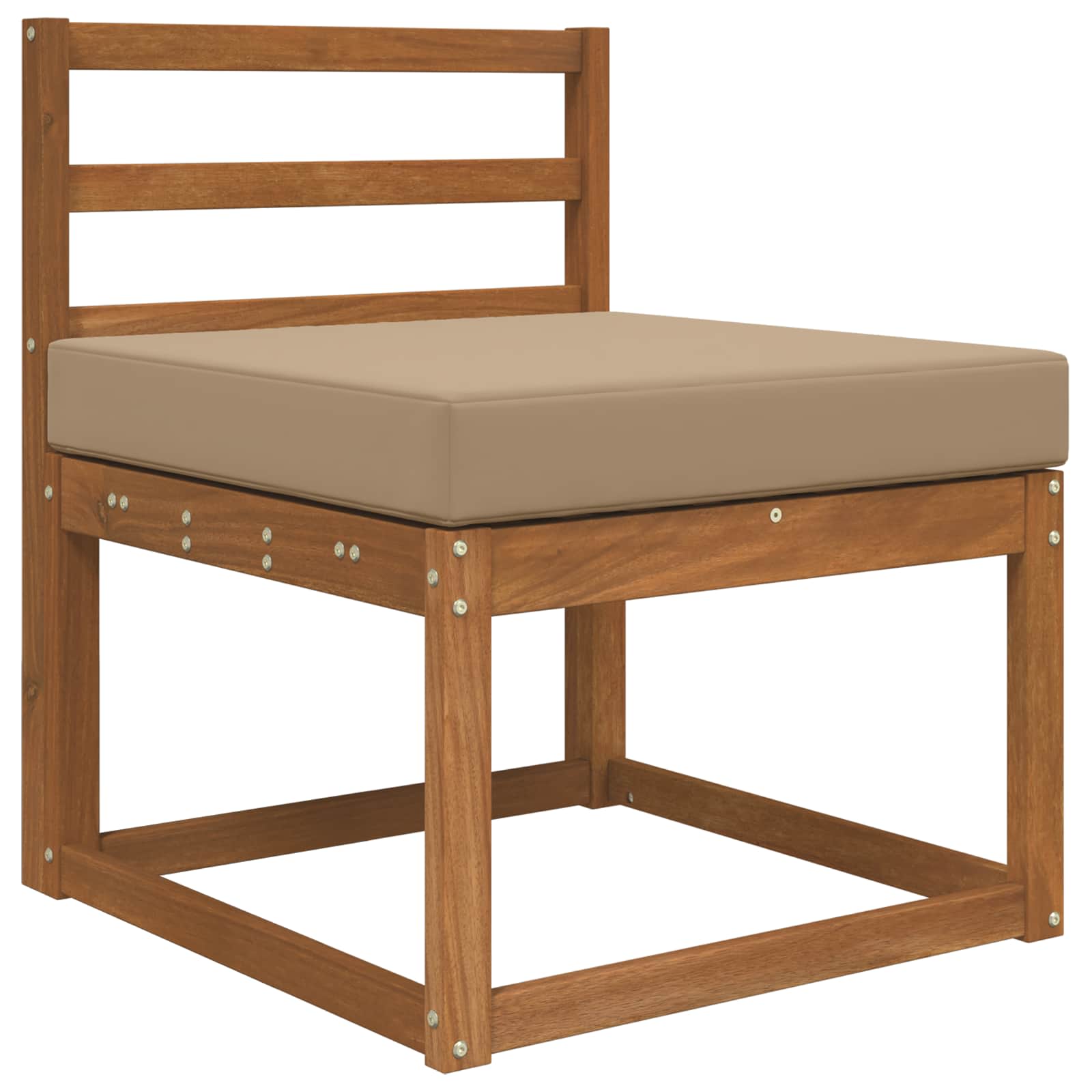 Μαξιλάρι Καναπέ Εξωτερικού Χώρου Taupe 60 x 60 x 8 εκ. - Pakobazaar