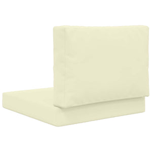 Μαξιλάρι Καναπέ Εξωτερικού Χώρου 2 pcs Κρεμ Πολυεστέρας - Pakobazaar