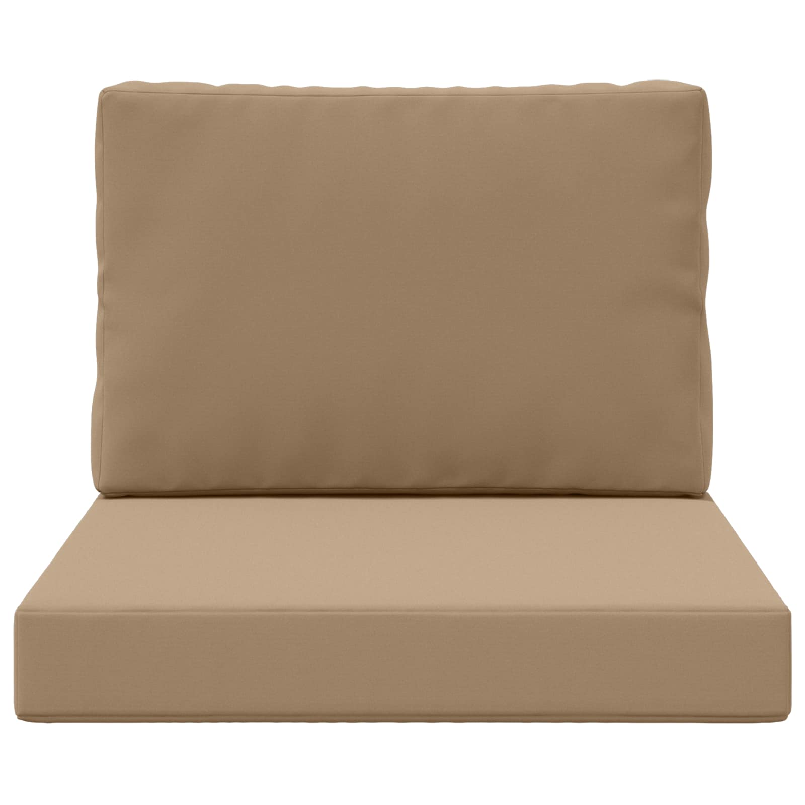 Μαξιλάρι Καναπέ Εξωτερικού Χώρου 2 pcs Taupe Πολυεστέρας - Pakobazaar