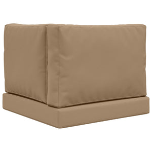 Μαξιλάρι Καναπέ Εξωτερικού Χώρου 3 pcs Taupe Πολυεστέρας - Pakobazaar