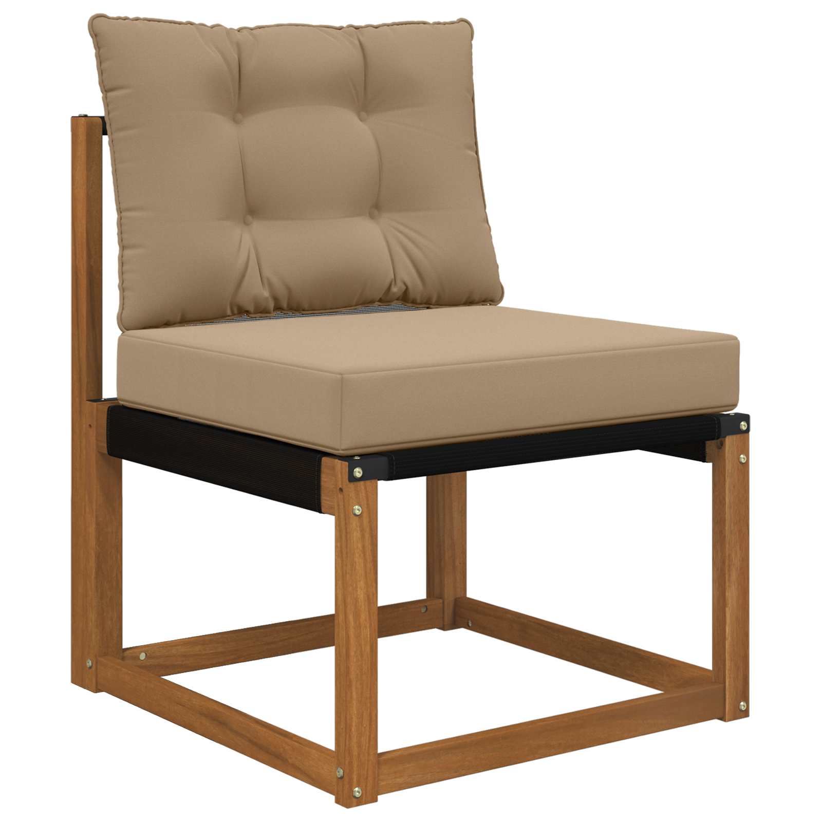 Μαξιλάρι Καναπέ Εξωτερικού Χώρου 2 pcs Taupe Πολυεστέρας - Pakobazaar