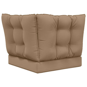 Μαξιλάρι Καναπέ Εξωτερικού Χώρου 3 pcs Taupe Πολυεστέρας - Pakobazaar