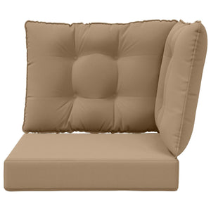 Μαξιλάρι Καναπέ Εξωτερικού Χώρου 3 pcs Taupe Πολυεστέρας - Pakobazaar