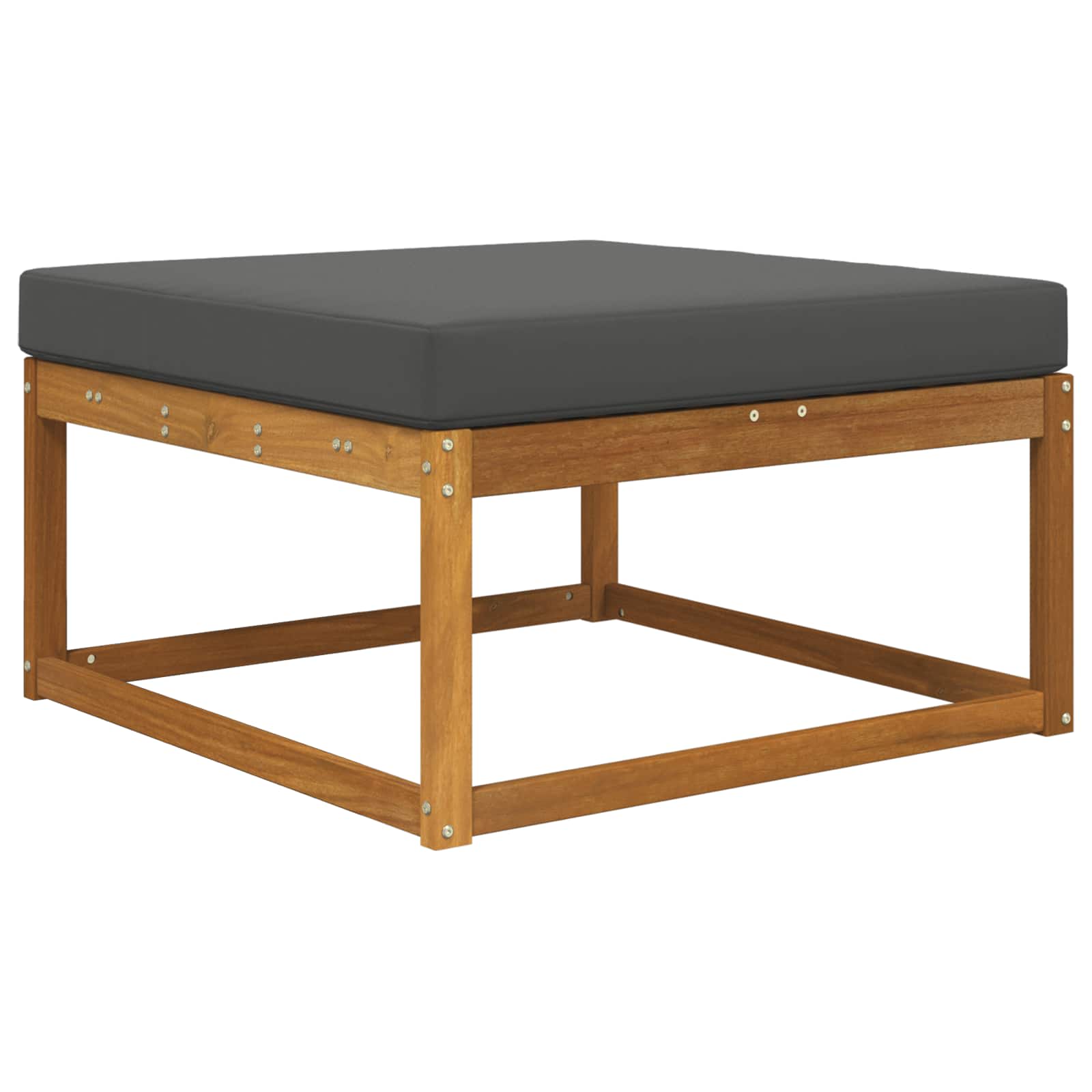 Μαξιλάρι Καναπέ Εξωτερικού Χώρου Ανθρακί 80 x 80 x 8 εκ - Pakobazaar