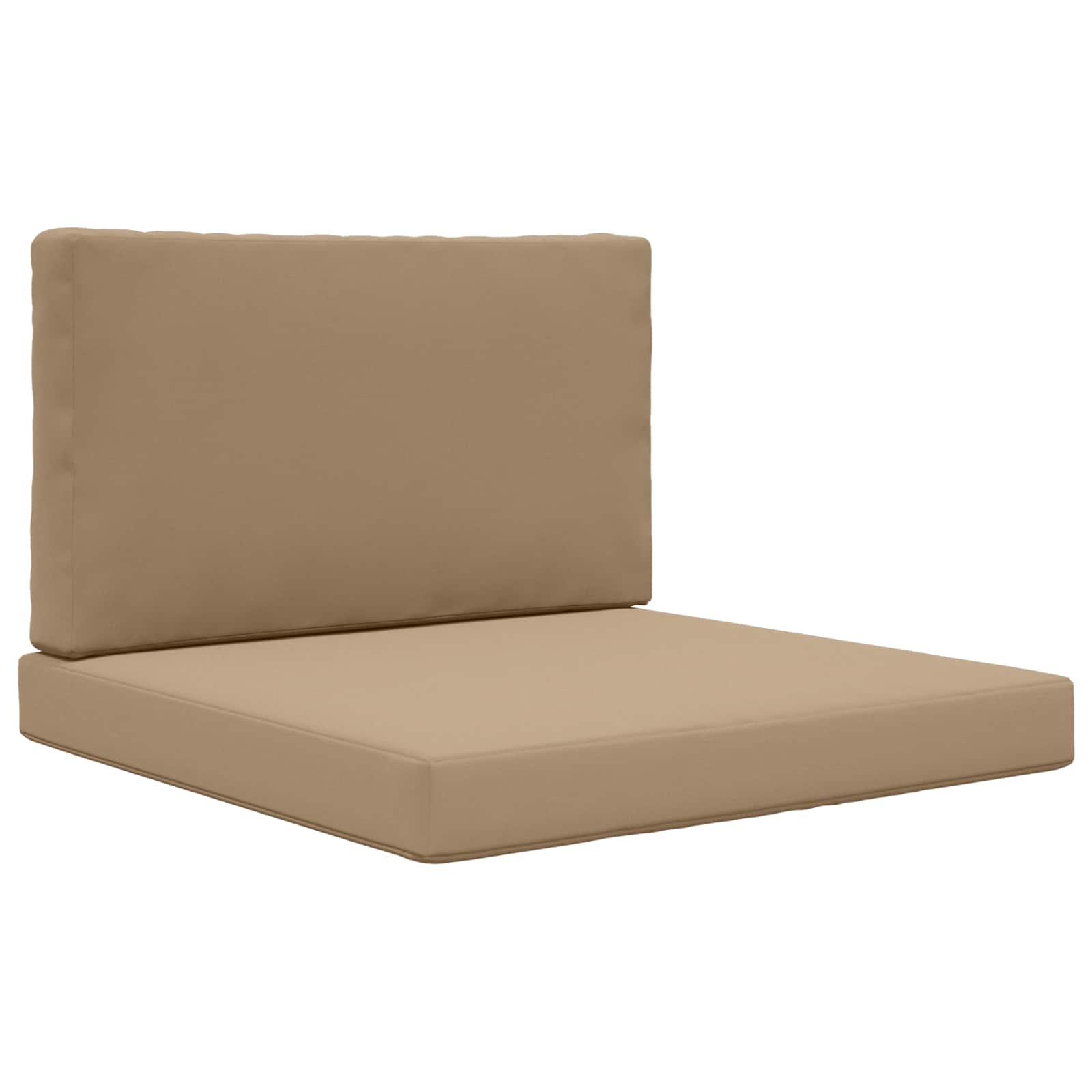 Μαξιλάρι Καναπέ Εξωτερικού Χώρου 2 pcs Taupe Πολυεστέρας - Pakobazaar