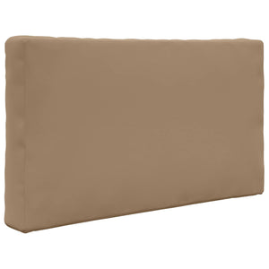 Μαξιλάρι Καναπέ Εξωτερικού Χώρου 2 pcs Taupe Πολυεστέρας - Pakobazaar