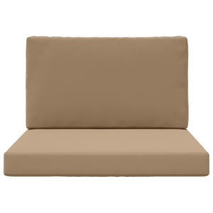 Μαξιλάρι Καναπέ Εξωτερικού Χώρου 2 pcs Taupe Πολυεστέρας - Pakobazaar