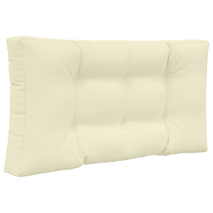 Μαξιλάρι Καναπέ Εξωτερικού Χώρου 2 pcs Κρεμ Πολυεστέρας - Pakobazaar
