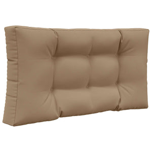 Μαξιλάρι Καναπέ Εξωτερικού Χώρου 2 pcs Taupe Πολυεστέρας - Pakobazaar