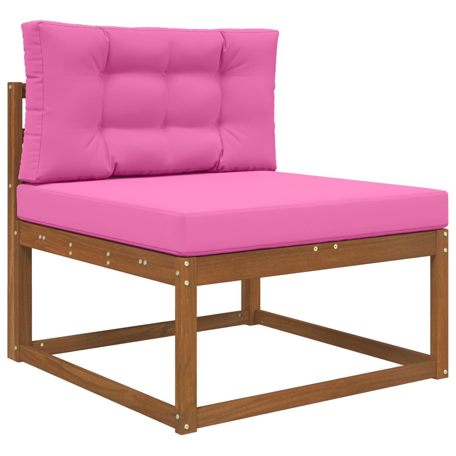 Μαξιλάρι Καναπέ Εξωτερικού Χώρου 2 pcs Ροζ Πολυεστέρας - Pakobazaar