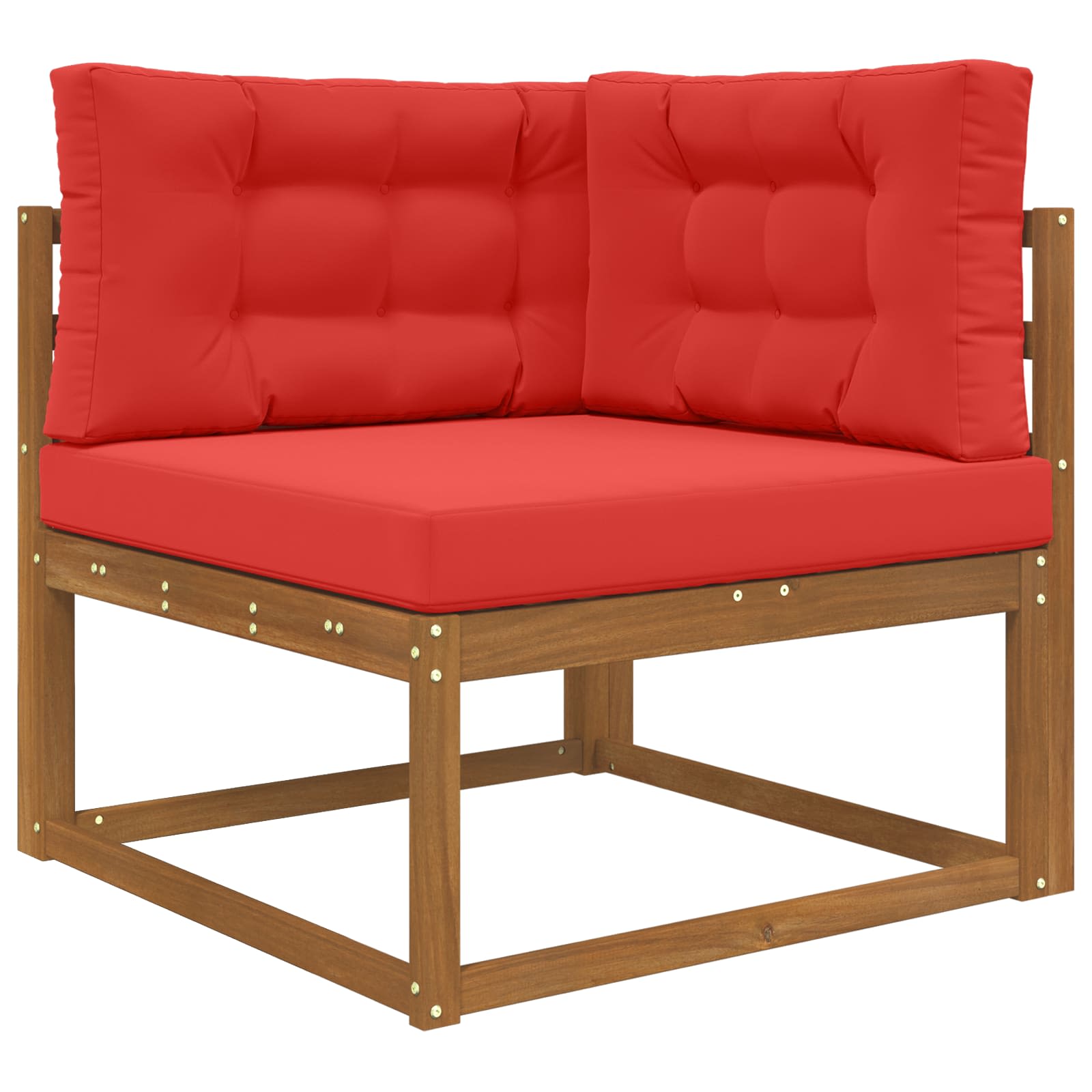 Μαξιλάρι Καναπέ Εξωτερικού Χώρου 3 pcs Κόκκινο Πολυεστέρας - Pakobazaar