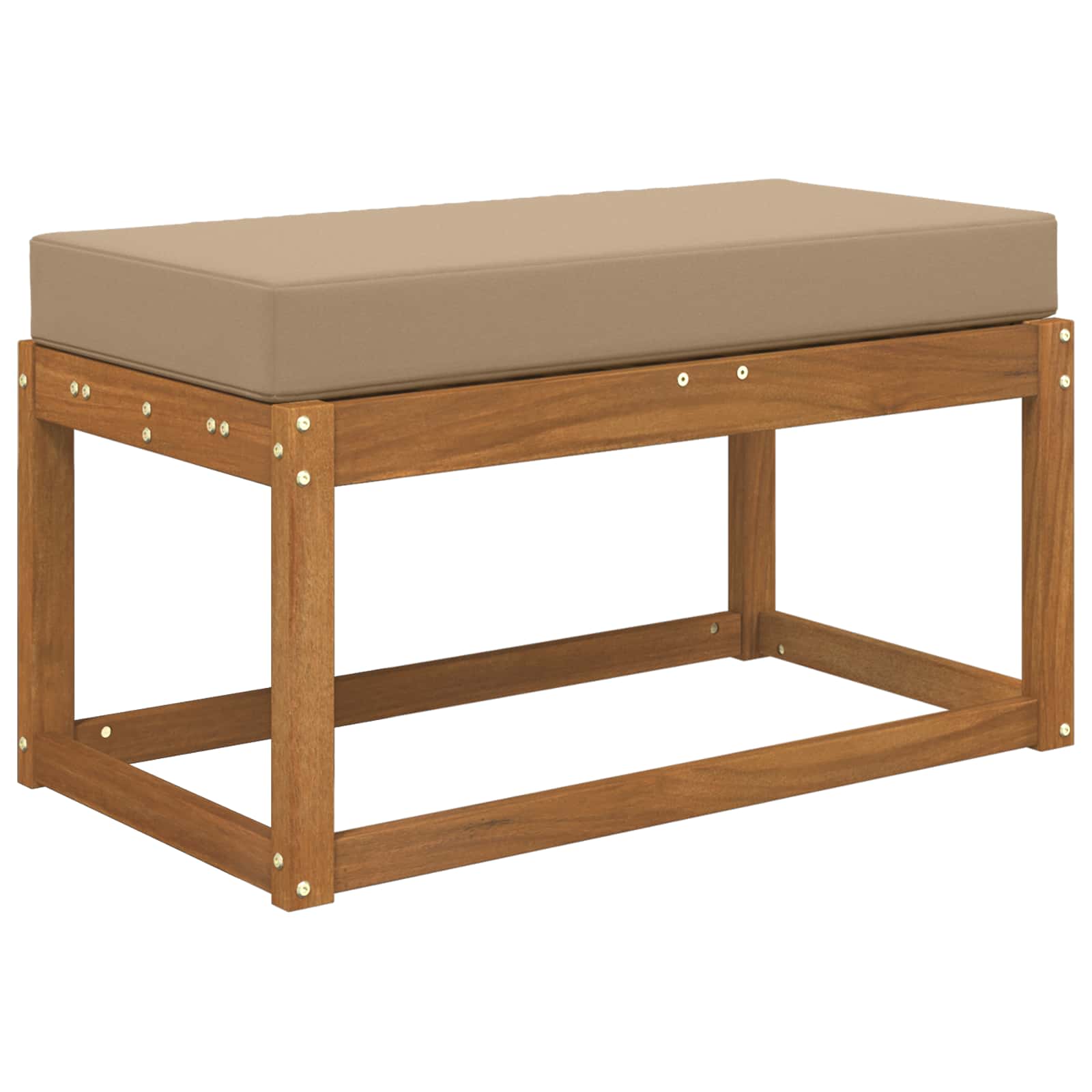 Μαξιλάρι Καθίσματος Εξωτερικού Χώρου Taupe 80 x 40 x 8 cm - Pakobazaar