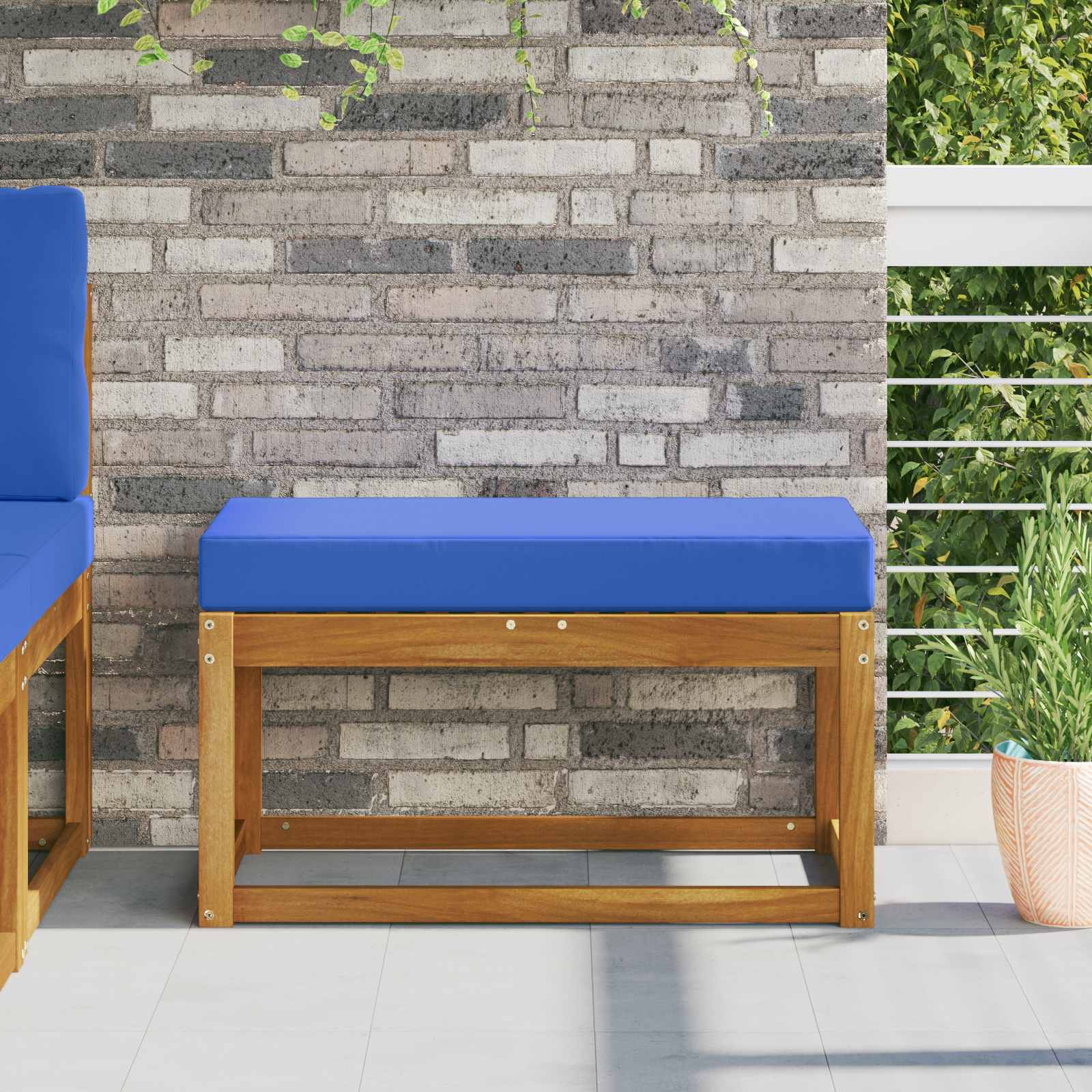 Μαξιλάρια Καθίσματος Τιρκουάζ 80 x 40 x 8 cm 100% Πολυεστέρας - Pakobazaar