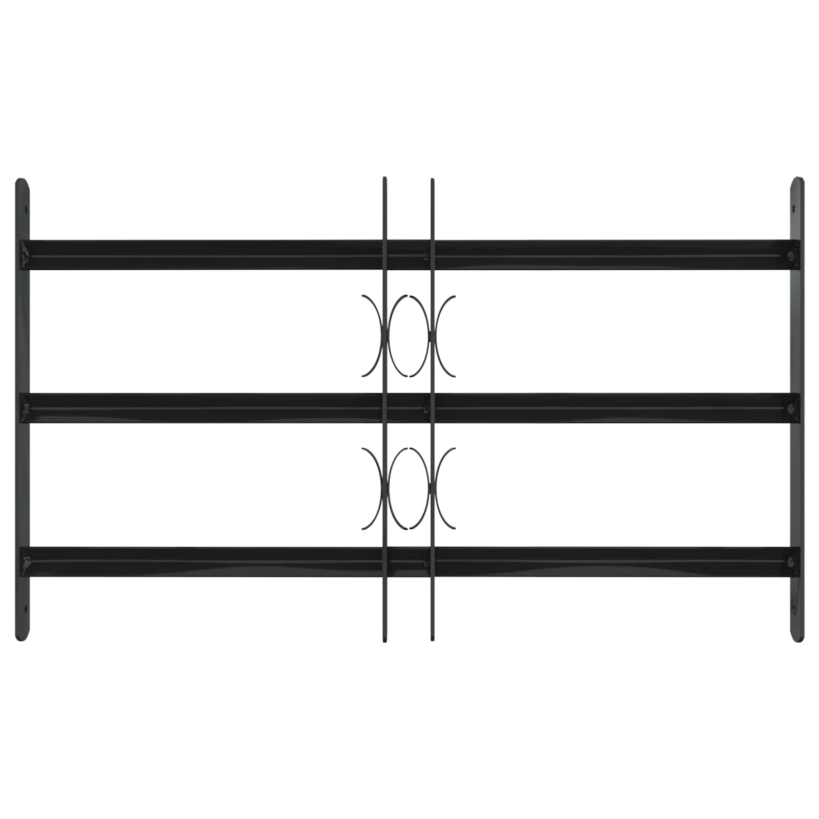 Γρίλια Παραθύρου Μαύρο 75.5 x 45 εκ - Pakobazaar