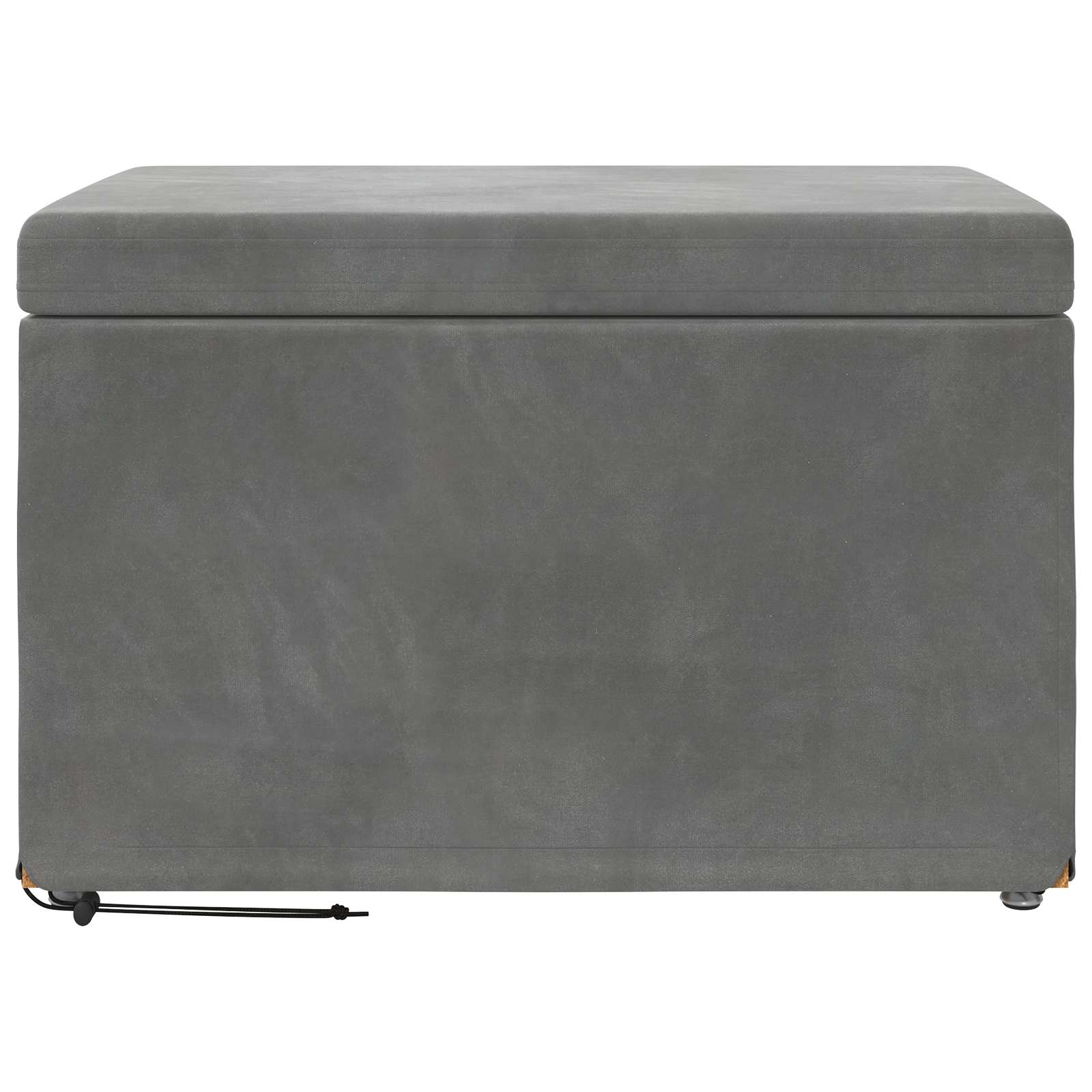 Σκαμνί Σκούρο Γκρι 61 x 41 x 40 εκ Βελούδο και Μηχανικά Ξύλα