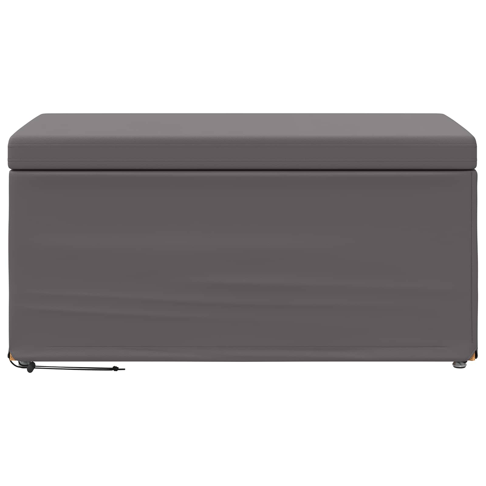 Σκαμνί Γκρι 81 x 41 x 40 cm Ψεύτικο Δέρμα και Μηχανικά Ξύλα