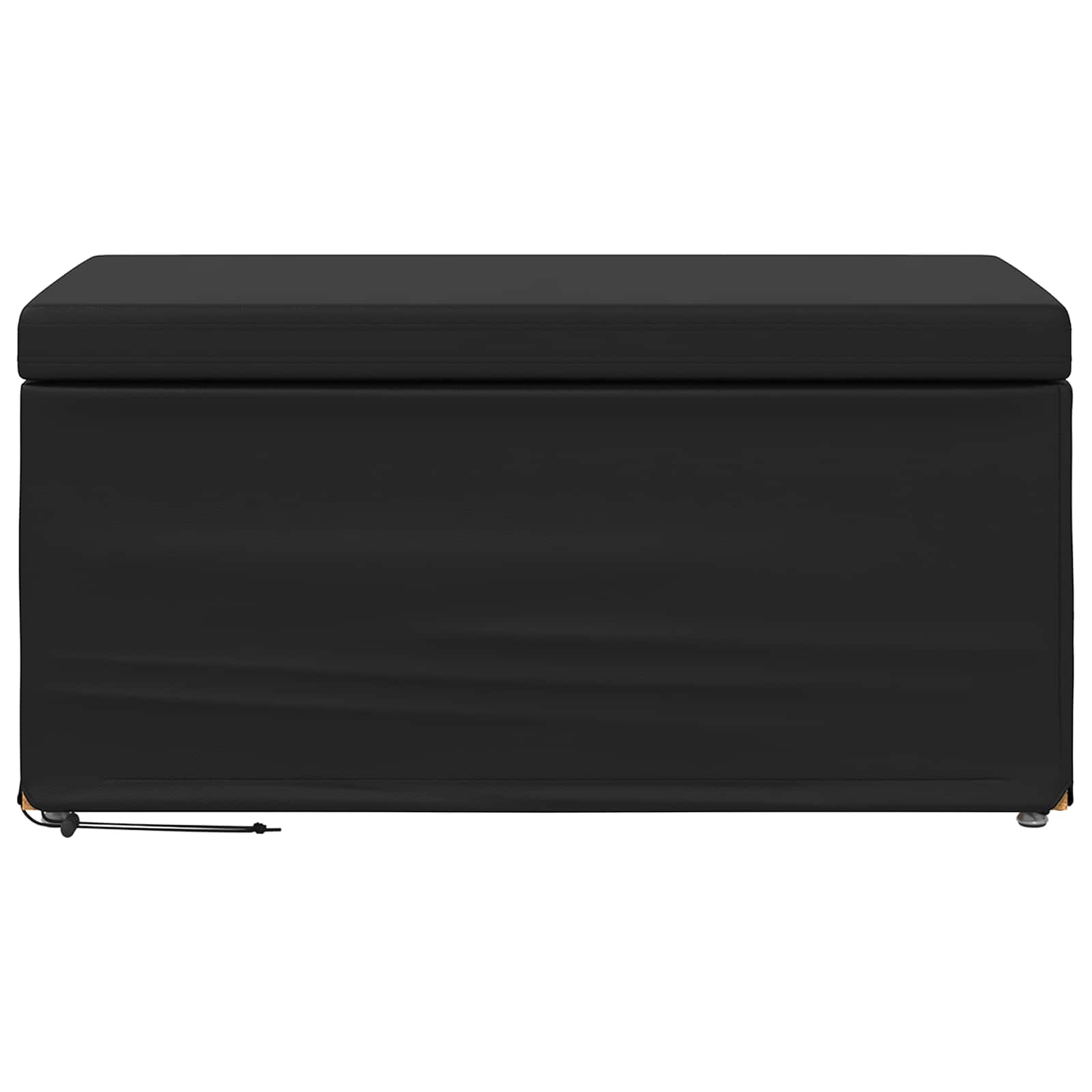 Σκαμνί Μαύρο 81 x 41 x 40 cm Ψεύτικο Δέρμα και Μηχανικά Ξύλα