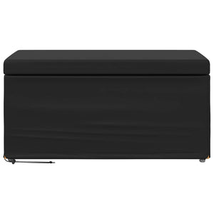 Σκαμνί Μαύρο 81 x 41 x 40 cm Ψεύτικο Δέρμα και Μηχανικά Ξύλα