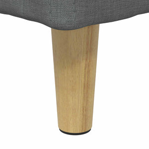 Οθωμανικό αποθήκευσης Σκούρο Γκρι 40 x 40 x 45 cm ύφασμα - Pakobazaar