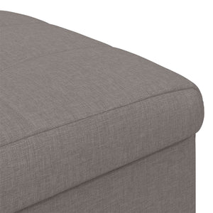 Οθωμανό με Αποθηκευτικό Χώρο Taupe 40 x 40 x 45 cm ύφασμα