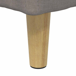 Οθωμανό με Αποθηκευτικό Χώρο Taupe 40 x 40 x 45 cm ύφασμα