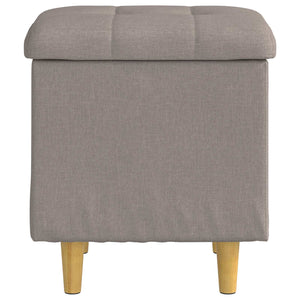 Οθωμανό με Αποθηκευτικό Χώρο Taupe 40 x 40 x 45 cm ύφασμα