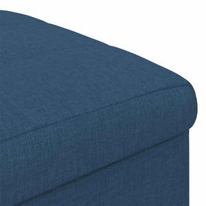 Οθωμανό με Αποθηκευτικό Χώρο Μπλε 40 x 40 x 45 cm ύφασμα