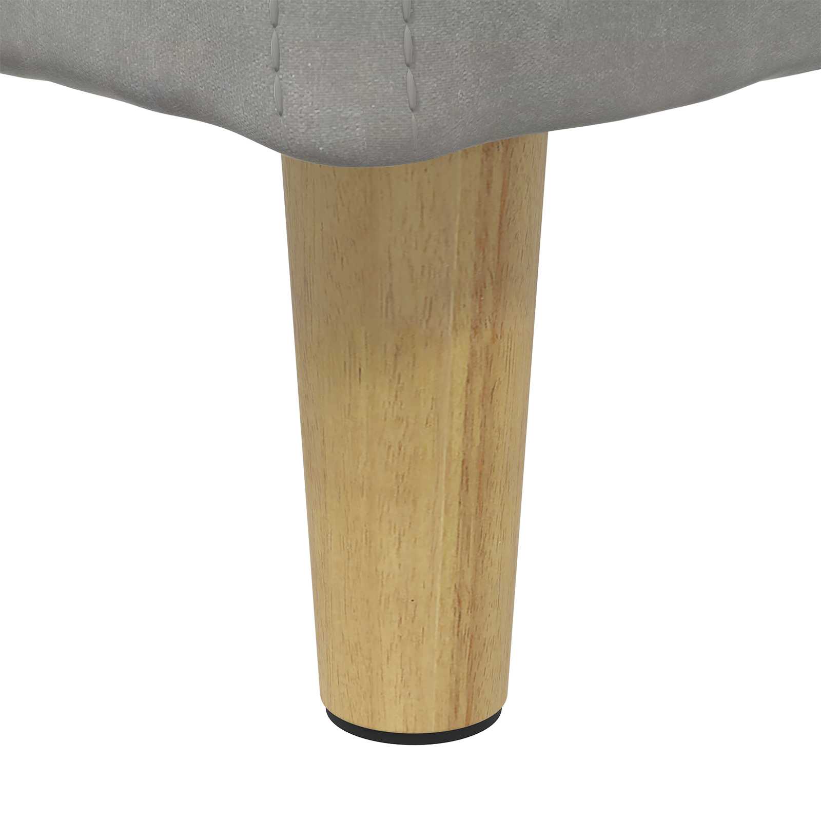 Οθωμανικό αποθήκευσης Ανοιχτό γκρι 40 x 40 x 45 cm Βελούδο